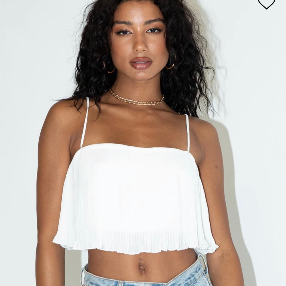 princess polly ARROWHEAD TOP WHITE size 0
